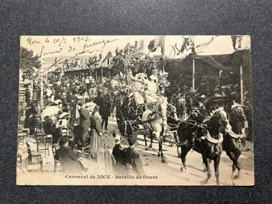 Klemberg Ницца Carnaval de Nice Bataille de fleurs 1907