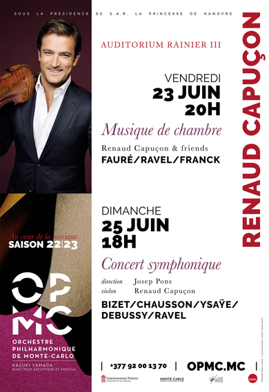 OPMC Visuel concerts 23 et 25 juin 2023