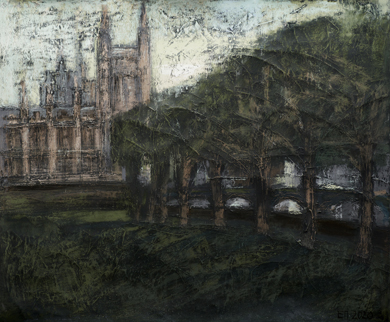 Veres Ekaterina Posetselskaya Crayon Landscape 9