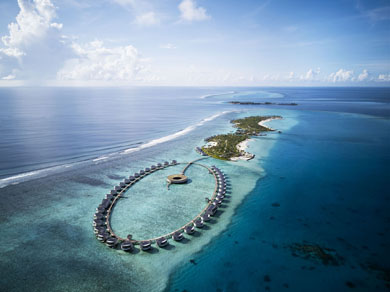 V The Ritz Carlton Maldives, Fari Islands Aerial