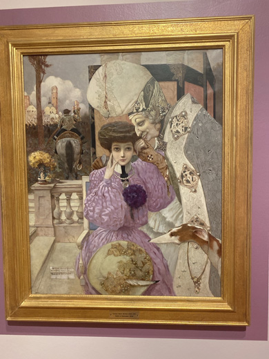 Karina2 Гюстав Адольф Мосса «Давид и Вирсавия» 1906